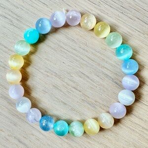 pastel beaded bracelet